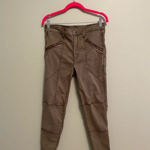 American Eagle Army Green Women’s Moto Pants